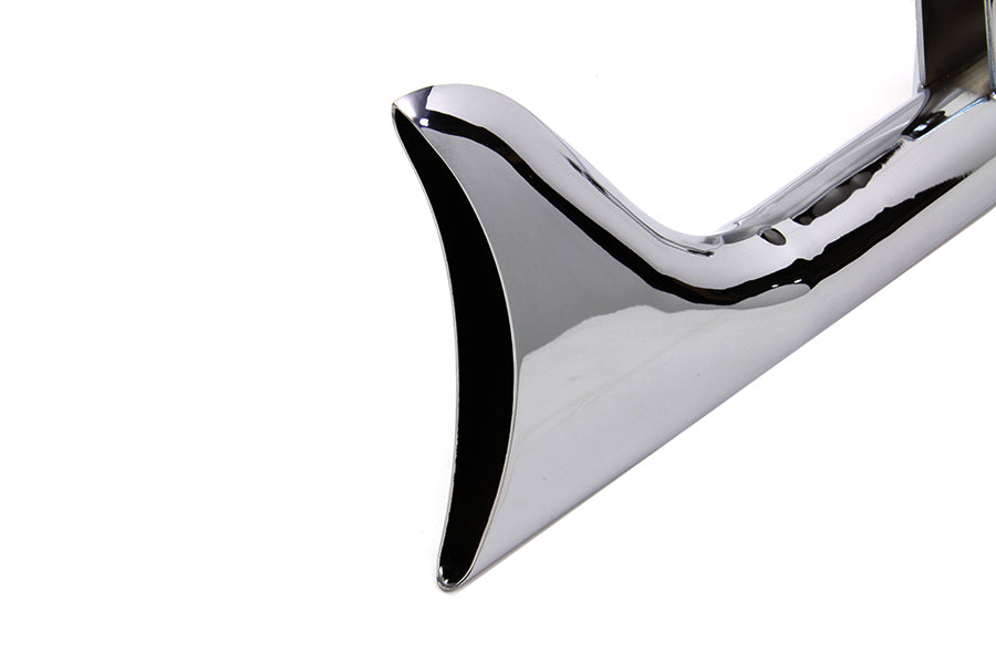 Wyatt Gatling 64-380 straight 36-inch fishtail exhaust extension set in chrome finish