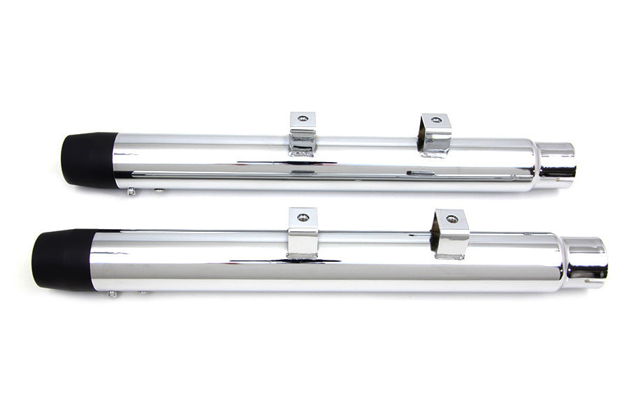 Wyatt Gatling 30-0455 2-1/4-Inch Diameter Chrome Straight Muffler Set