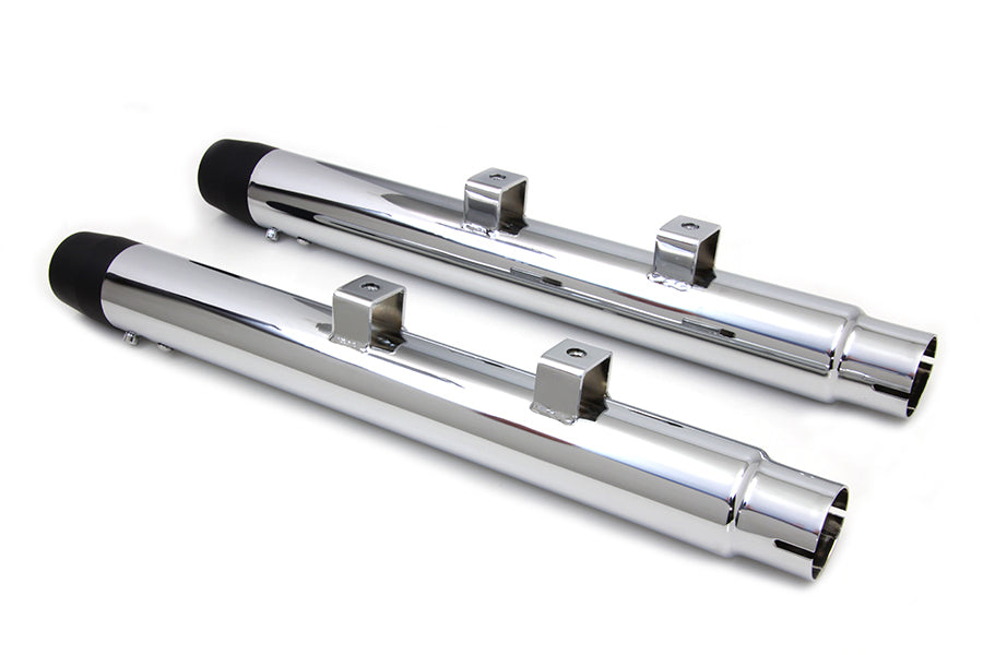Wyatt Gatling 30-0455 2-1/4-Inch Diameter Chrome Straight Muffler Set