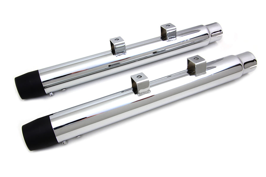 Wyatt Gatling 30-0455 2-1/4-Inch Diameter Chrome Straight Muffler Set