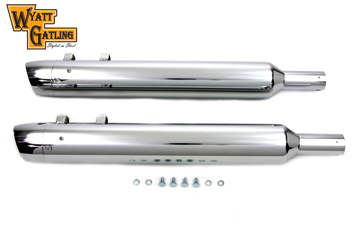Wyatt Gatling Slash End Cap Muffler Set 30-0600 exhaust components