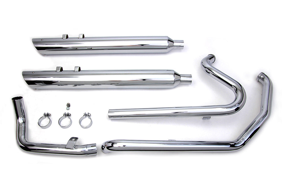 V-Twin Touring Crossover Exhaust Header System chrome for 2009 Harley-Davidson FLT, 30-0621a.jpg
