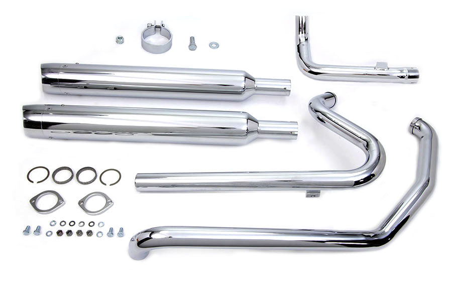 V-Twin Touring Crossover Exhaust Header System in chrome finish, model 30-0631