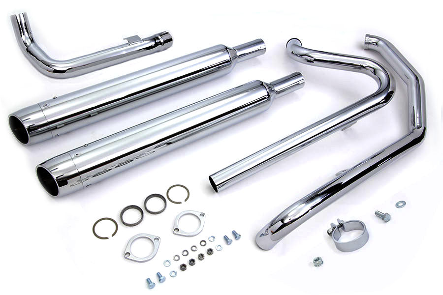 V-Twin Touring Crossover Exhaust Header System in chrome, model 30-0631