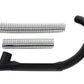 V-Twin 45-inch exhaust header set with flex cover for side valve engines