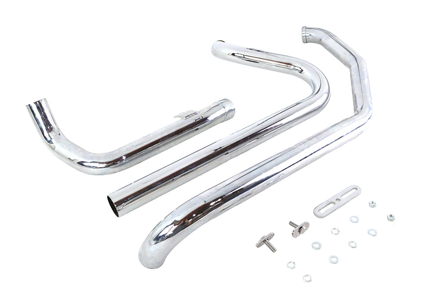 V-Twin 9948 crossover exhaust header pipes for 2010–2016 Harley-Davidson FLT motorcycles