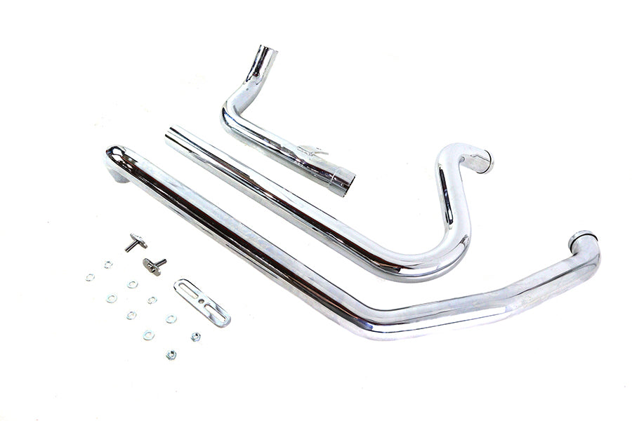 V-Twin 9948 crossover exhaust header pipes for 2010–2016 Harley-Davidson FLT motorcycles