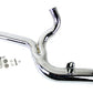 V-Twin FXD 2:1 Lake Side Pipe Exhaust in chrome finish, model 9095