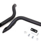 V-Twin Wyatt Gatling down-type drag pipe exhaust set, chrome finish, paired motorcycle pipes