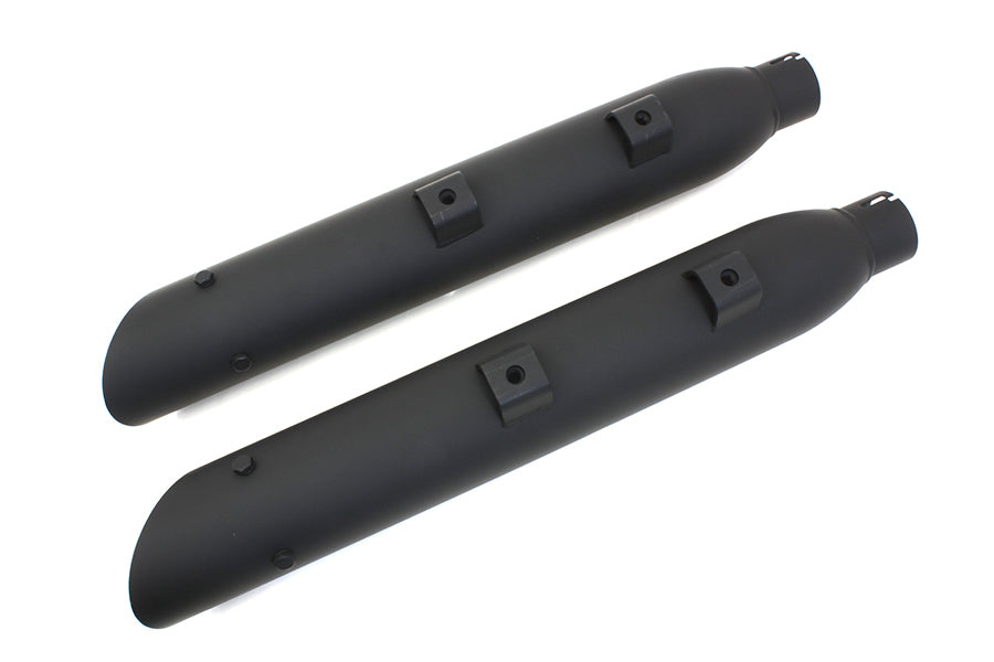 Wyatt Gatling Black Side Slash Muffler Set exhaust, model 30-0767