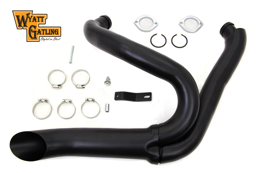 Wyatt Gatling 30-0769 black 2-into-1 exhaust pipe header kit