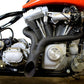 Wyatt Gatling 2292 black exhaust pipe header for 2000–2006 Harley-Davidson FXST