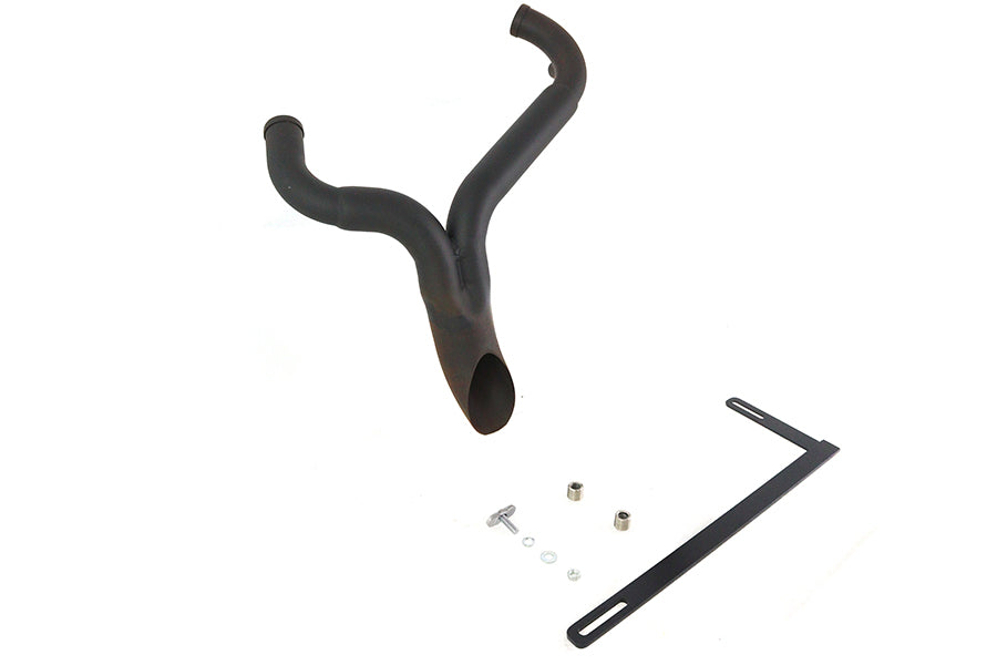 Wyatt Gatling 2294 Y exhaust pipe header in black, SKU 30-0779