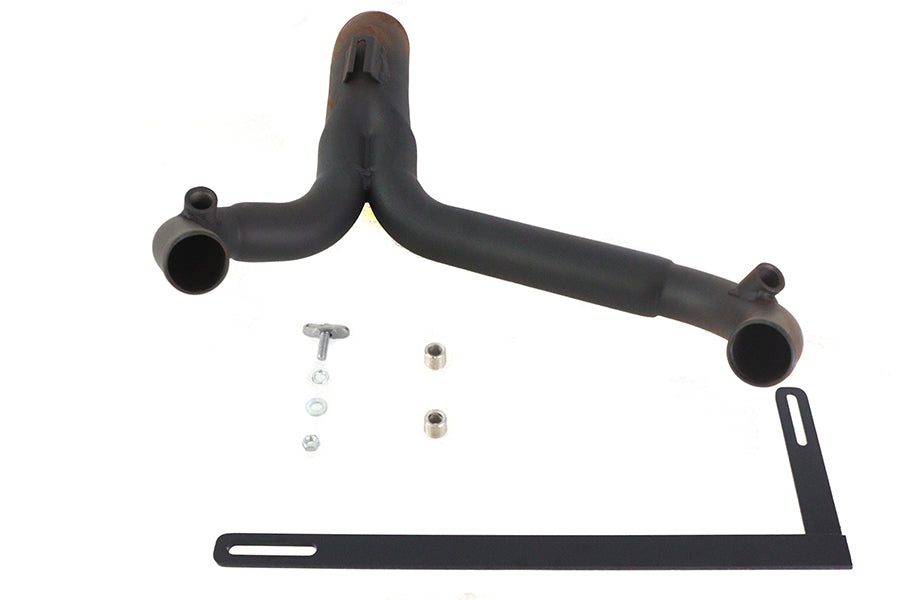 Wyatt Gatling 2294 Y exhaust pipe header in black, SKU 30-0779