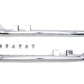 V-Twin 33-inch Bronx straight tail set chrome motorcycle exhaust pipes