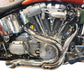 Wyatt Gatling chrome 2-into-1 exhaust pipe header kit for 1953 motorcycle models