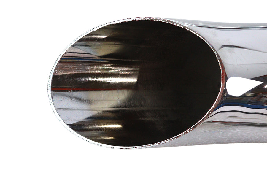 Wyatt Gatling 2000 chrome 2-into-1 exhaust pipe header kit for motorcycle, SKU 30-0837