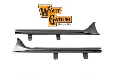Wyatt Gatling 29-inch fishtail tip exhaust extension set, SKU 30-0846