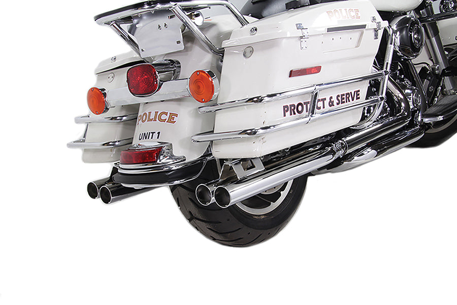 V-Twin 2-1/8-inch double barrel muffler set for motorcycle exhaust, model 30-0847