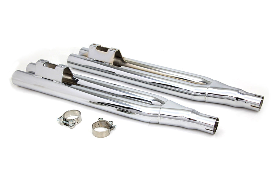 V-Twin 2-1/8-inch double barrel muffler set for motorcycle exhaust, model 30-0847