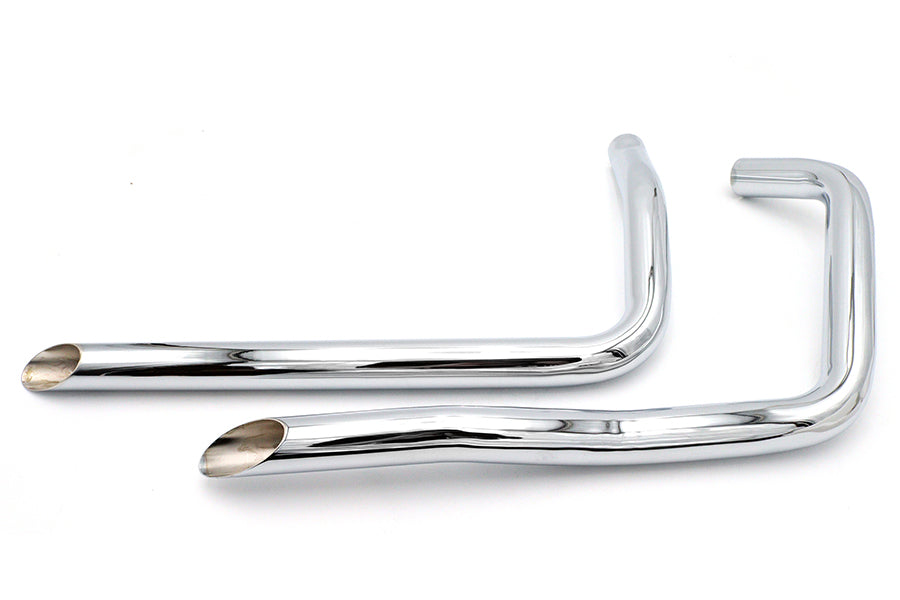 Paughco 728 Side Valve W/G Exhaust Drag Pipe Set