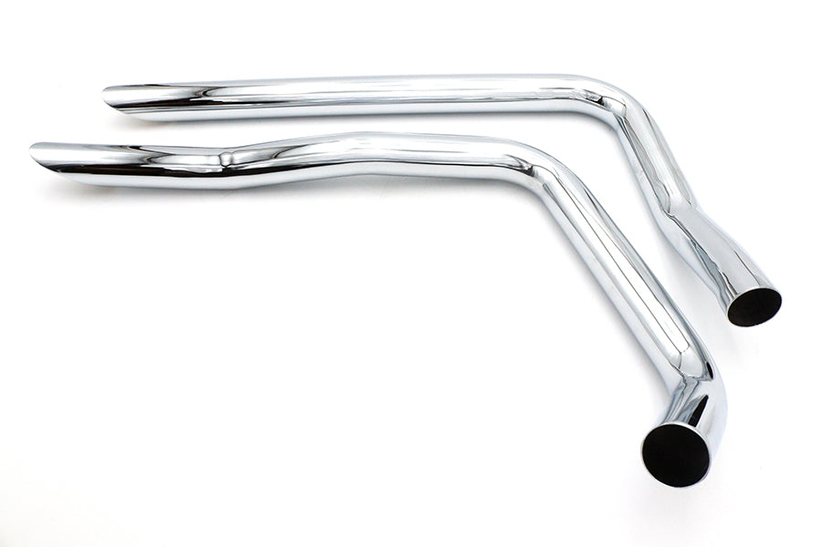 Paughco 728 Side Valve W/G Exhaust Drag Pipe Set