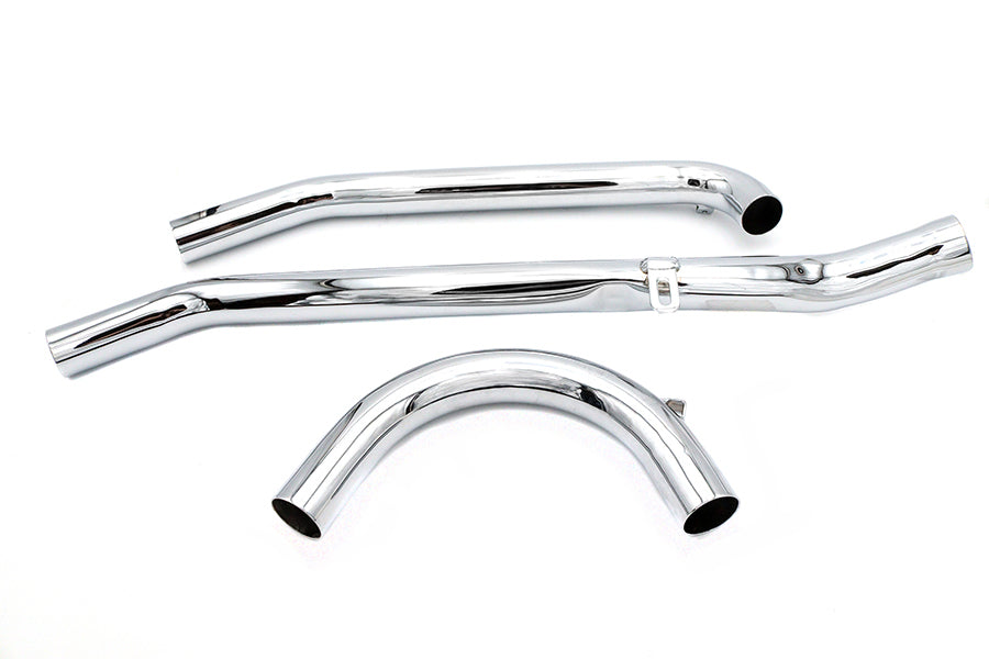 Paughco 717B UL Upsweep Exhaust Header Set, Chrome