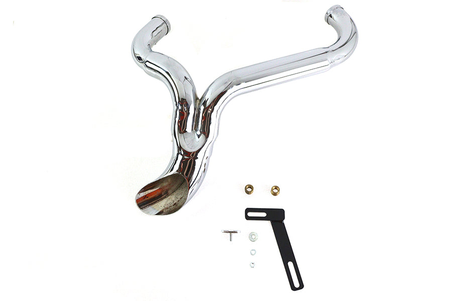Wyatt Gatling 1942 FXD Ground Pounder Chrome Exhaust pipe datingside