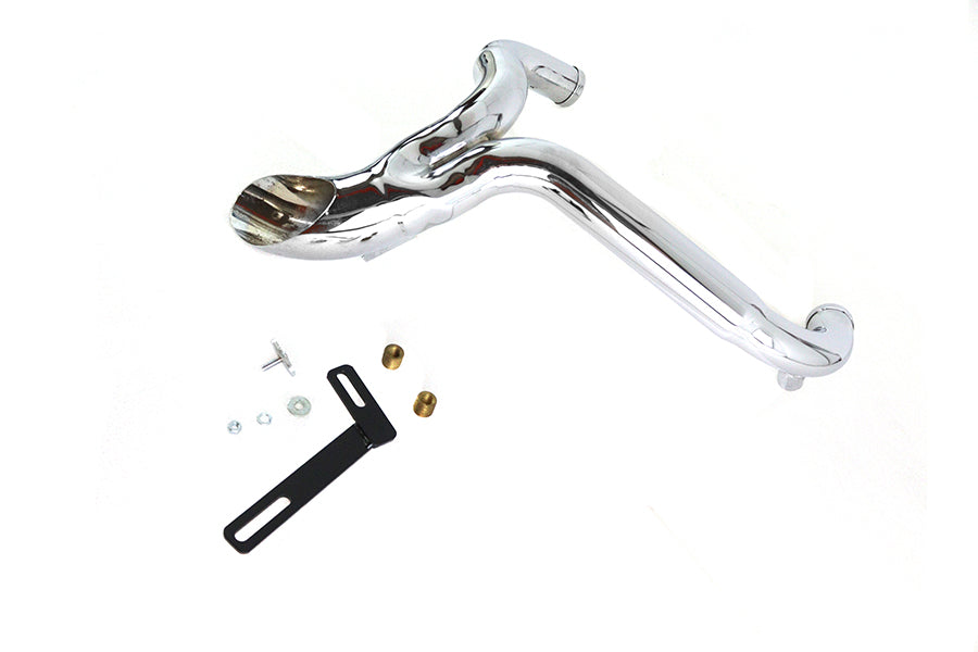 Wyatt Gatling 1942 FXD Ground Pounder chrome exhaust system for motorcycle applications