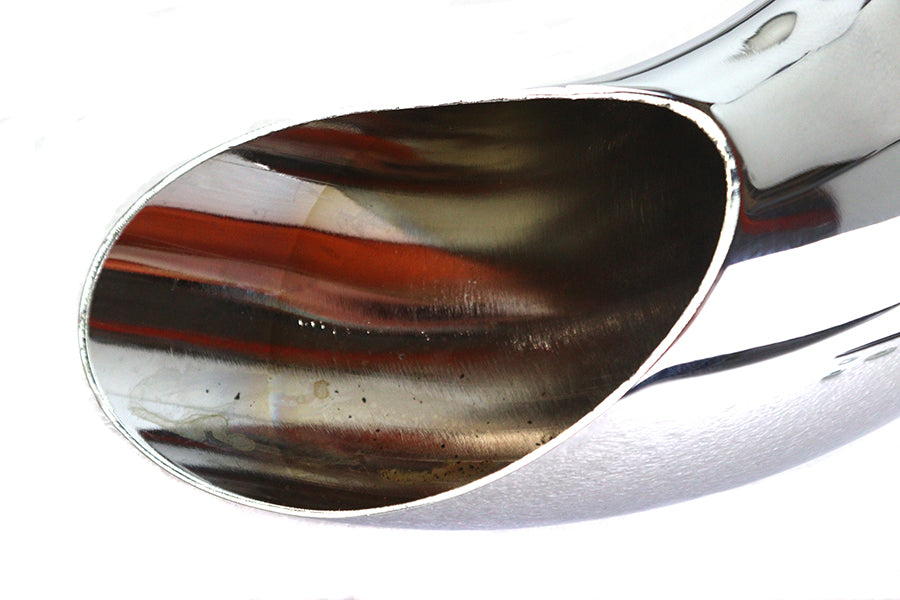 Wyatt Gatling 1945 FXD Ground Pounder chrome exhaust pipe set