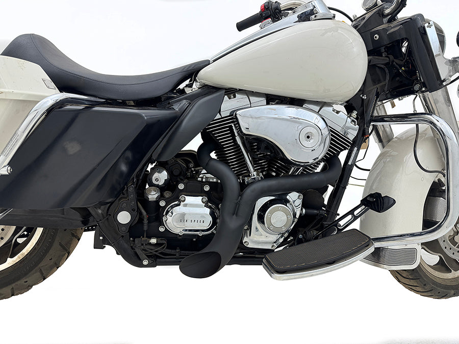Wyatt Gatling FXD Ground Pounder Black Exhaust System for 1941 motorcycle models