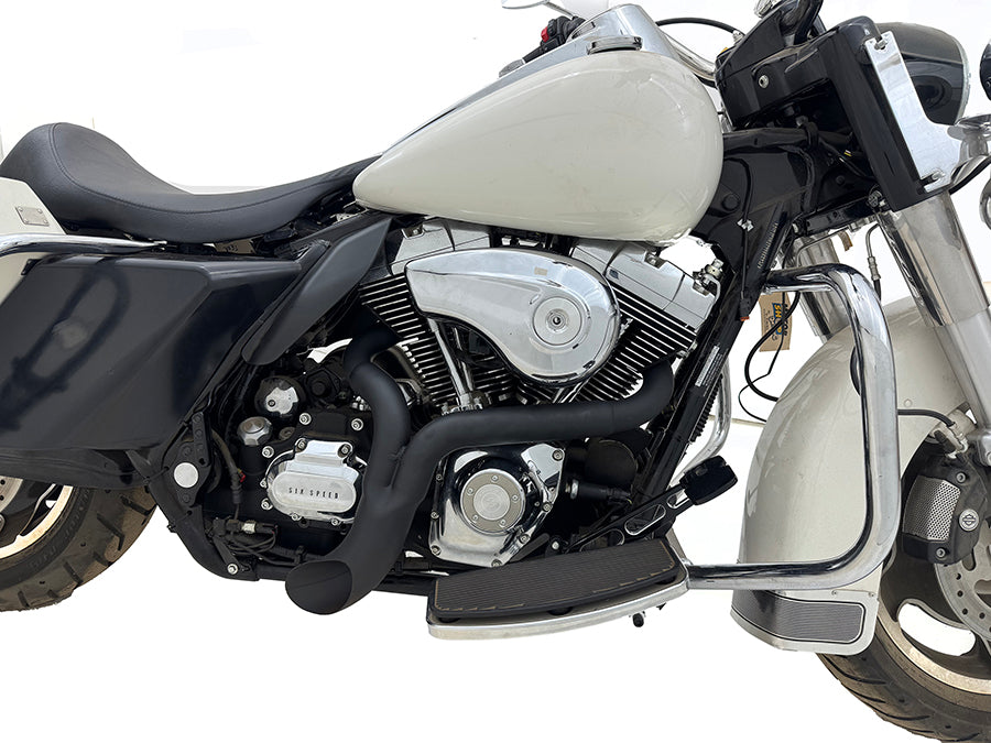 Wyatt Gatling FXD Ground Pounder black exhaust system for 1941 motorcycle models