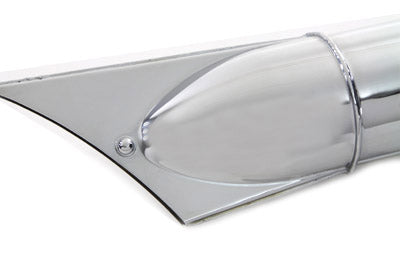 Wyatt Gatling 30-0884 chrome replica Knucklehead motorcycle exhaust muffler