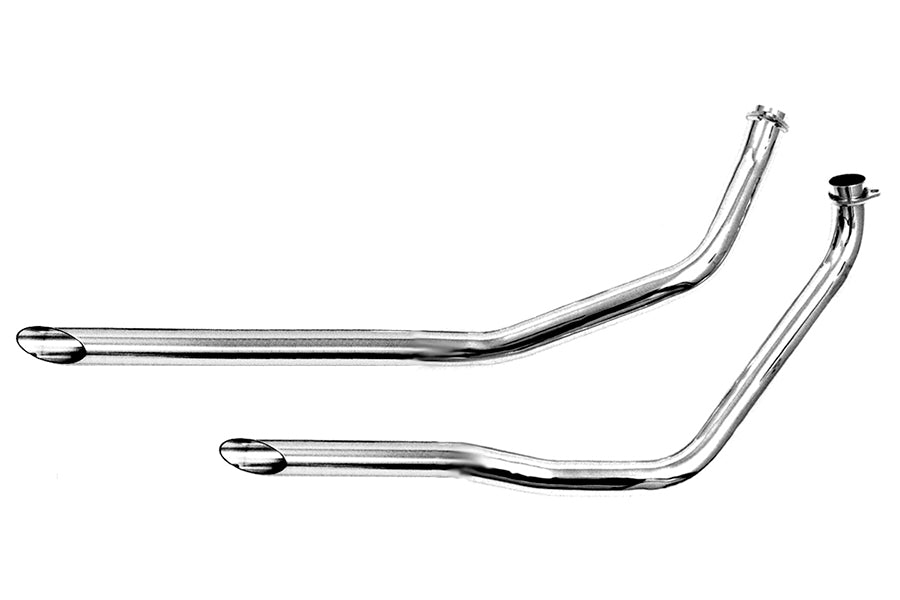 Paughco 732-40 Drag Pipe Set Chrome, SKU 30-0885