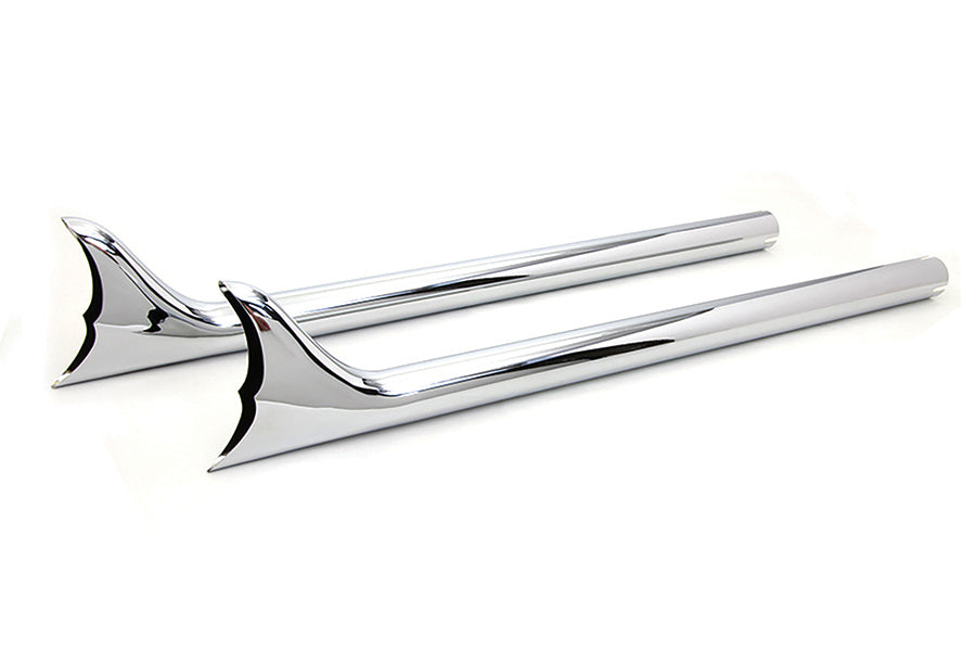 Wyatt Gatling straight 30-inch fishtail exhaust extension set, model 30-0893