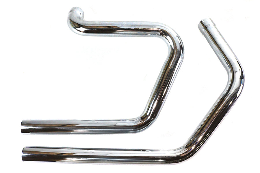 V-Twin Alphabet XL 30-0899 chrome exhaust header set for motorcycle engines