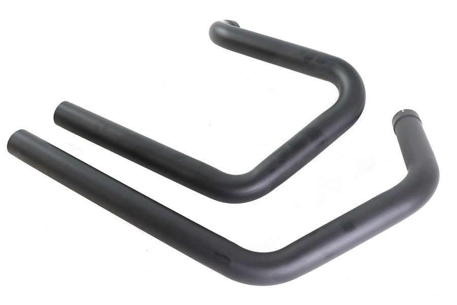 V-Twin Alphabet XL exhaust header set in black, model 30-0929
