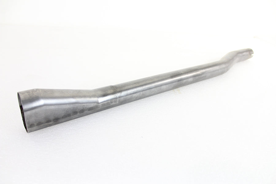 V-Twin 1003-46R 45 WRTT raw exhaust extension for side-valve motorcycle, shown in close-up