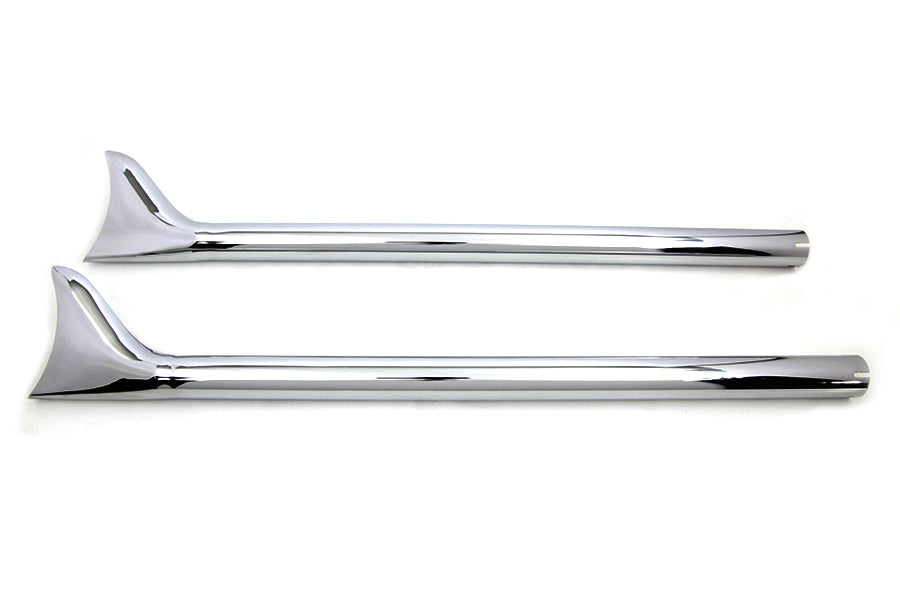 Wyatt Gatling 30-0950 36-Inch Straight Fishtail Extension Set, Chrome