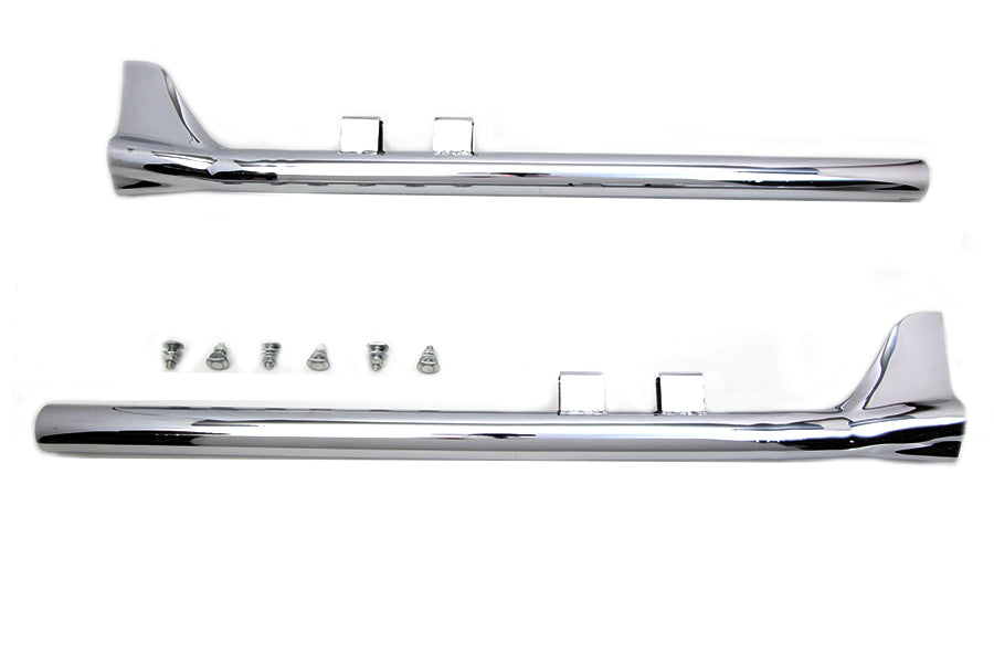 V-Twin 36-inch Bronx straight tail set chrome motorcycle exhaust pipes”】【