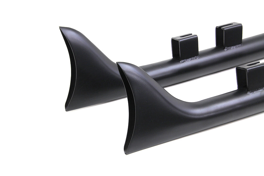 V-Twin 30-0973 M8 33-Inch Straight Fishtail Exhaust Extension Set, Black
