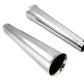 V-Twin 77440 chrome megaphone exhaust tip set for motorcycle pipes