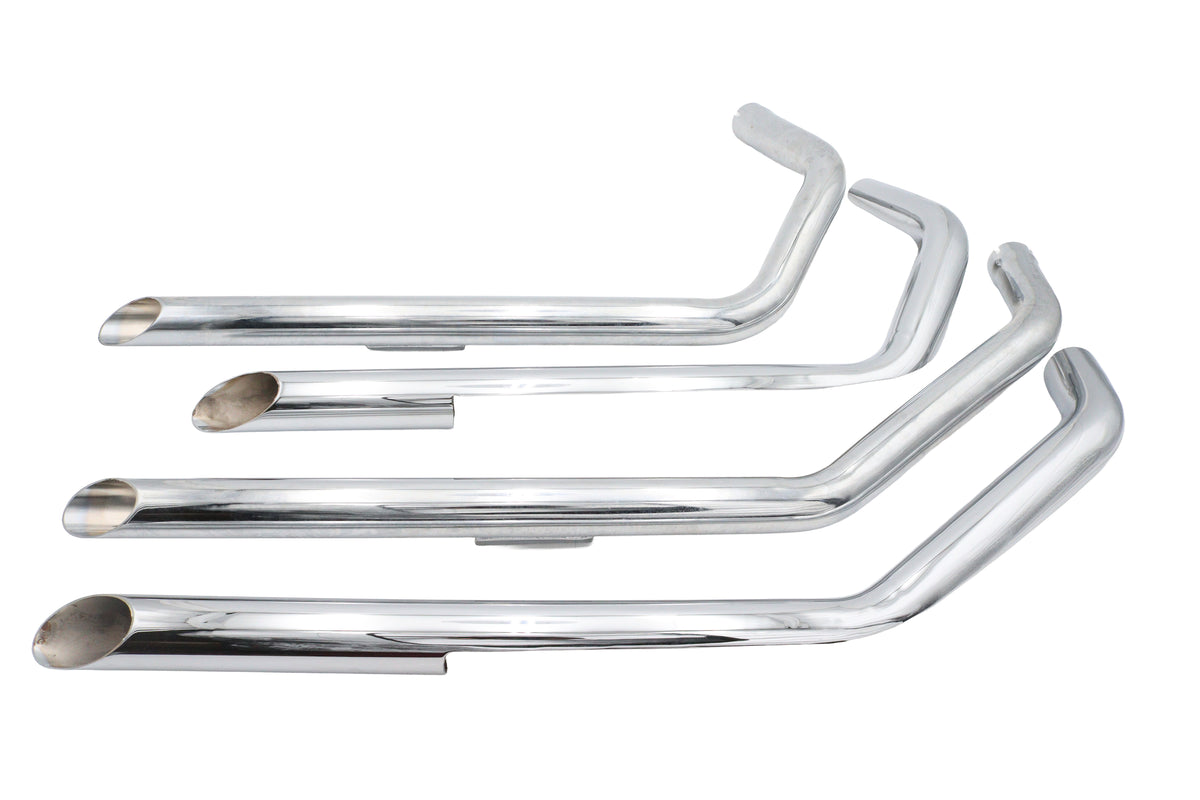 MCM Illusion Drag Pipe Set Chrome 9719