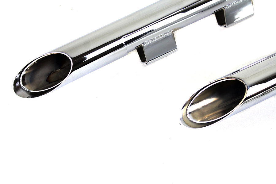 MCM 9737 Illusion Drag Pipe Set Chrome, SKU 30-1146