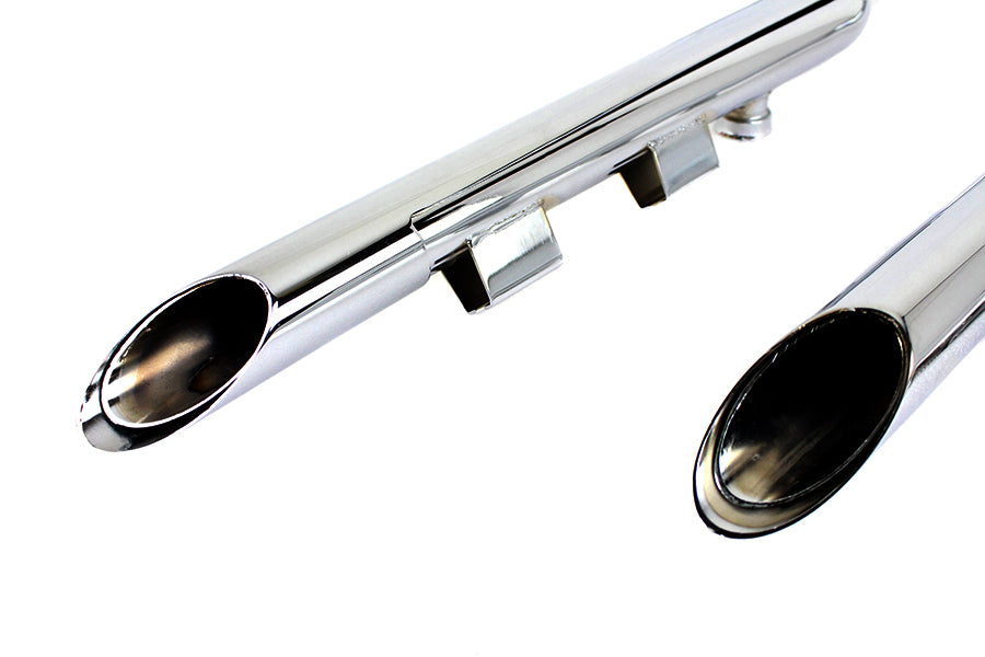MCM 9737 Illusion Drag Pipe Set Chrome, SKU 30-1146
