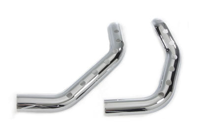 V-Twin 77223 Drag Exhaust Pipe Heat Shield Set