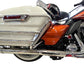 V-Twin 1961 style fishtail muffler kit in chrome, model 30-1301