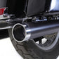 Wyatt Gatling 30-1303 Black Muffler Set with Chrome Reverse Cone Vortex Tips