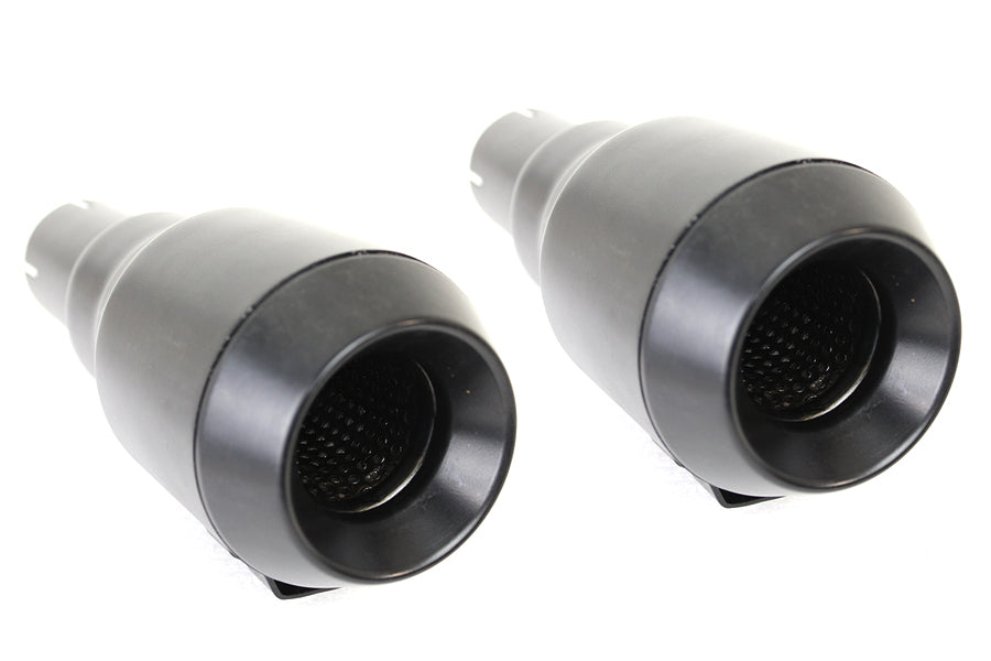 V-Twin 30-1367 Grenade Muffler Set Black