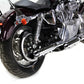 V-Twin SM-01-CHROME Chrome Highlighted Revolver Tip Muffler Set